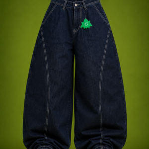 Baggy barrel denim