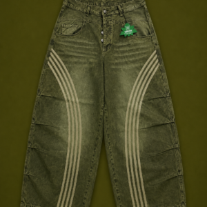 Baggy Lineas Verde Destello